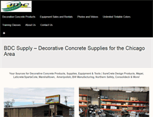 Tablet Screenshot of bdcsupply.com